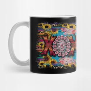 XOXO turquoise Mug